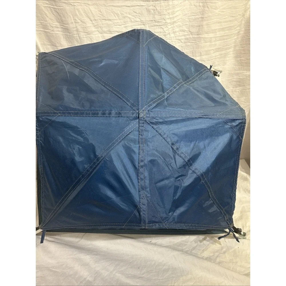 TT Miniature Tent Display Model Salesman Store Sample~Barbie Doll ~Cat/Dog Blue